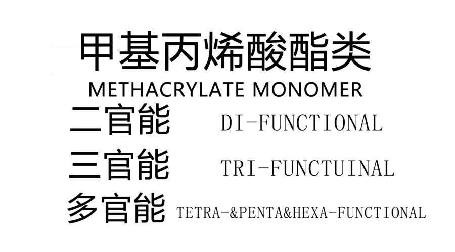 甲基丙烯酸酯類-二官能-三官能-多官能